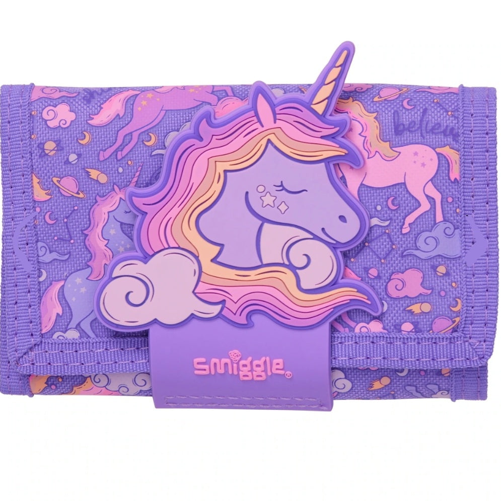 Smiggle Wallet | Purple | Unicorn