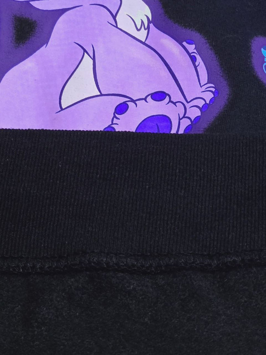 Black Stitch Light Fleece Hoodie | S–L