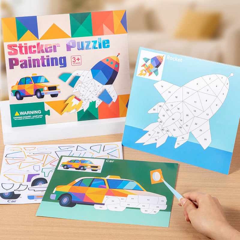 Sticker Puzzle Painting Creative Mosaic Activity Set | 26x23cm | 3+