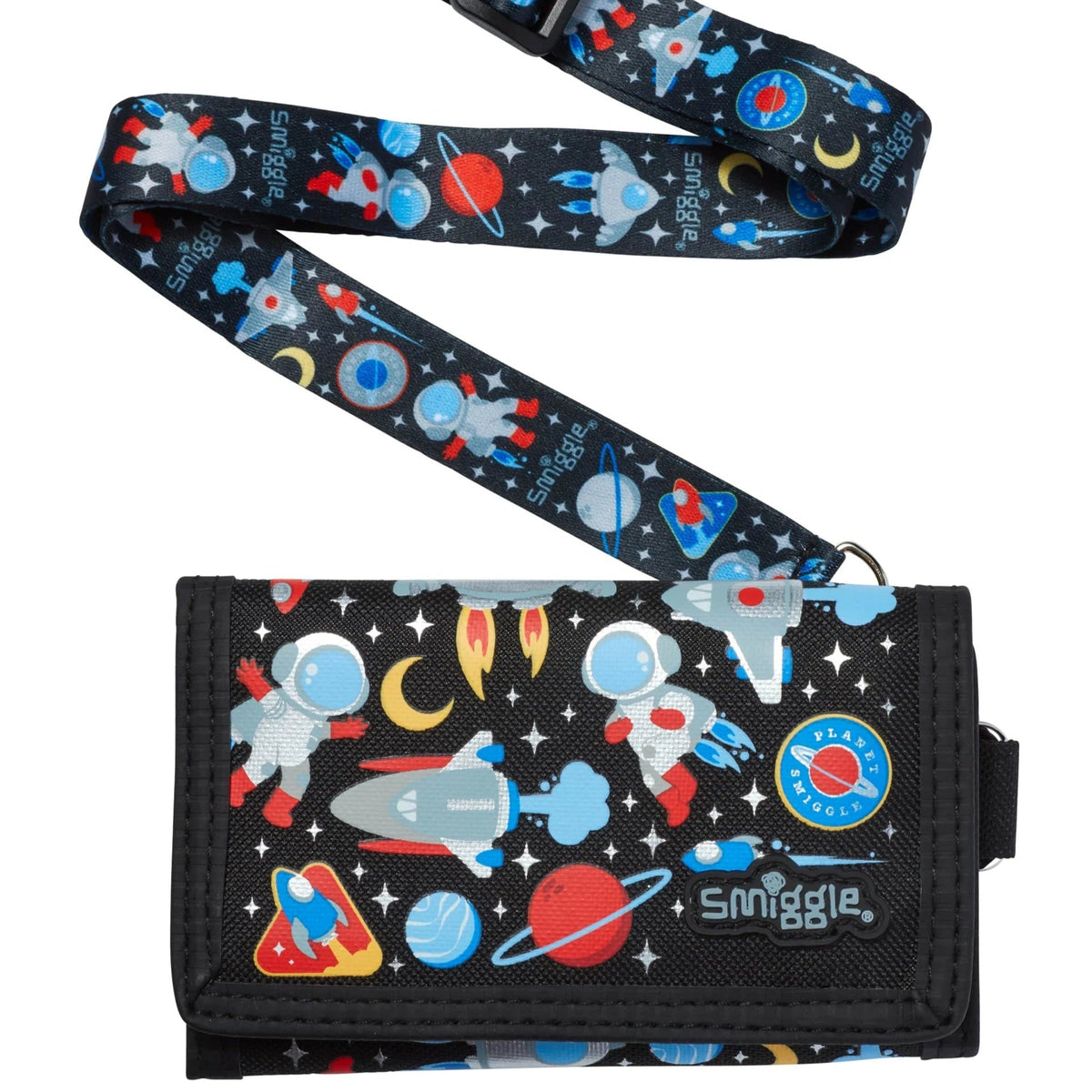 Smiggle Wallet Lanyard | Space | Astronaut
