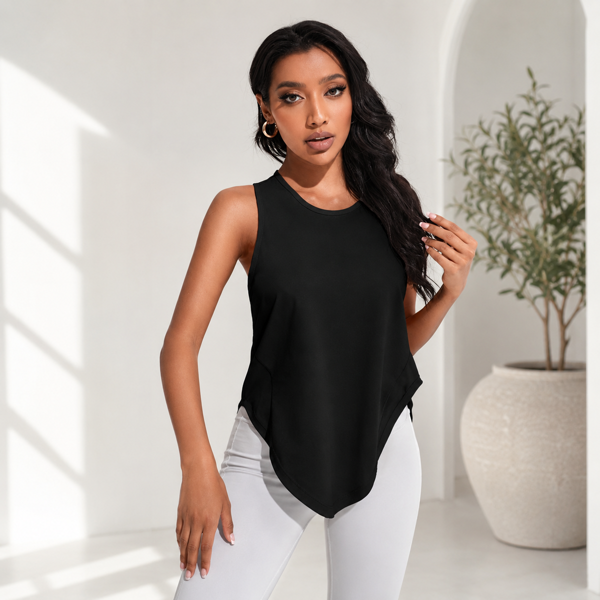 Women's Sleeveless Workout Tank Top | M