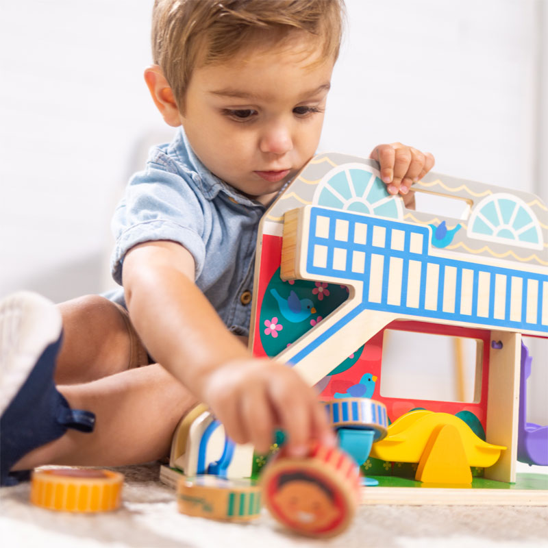 Melissa And Doug Go Tots Schoolyard Tumble Wood Toy