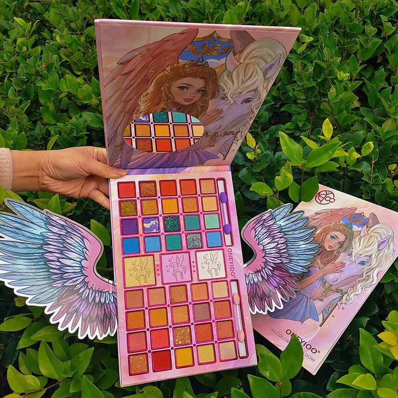 Jouka Joue 43 Colors Unicorn Wings Matte Eyeshadow Palette