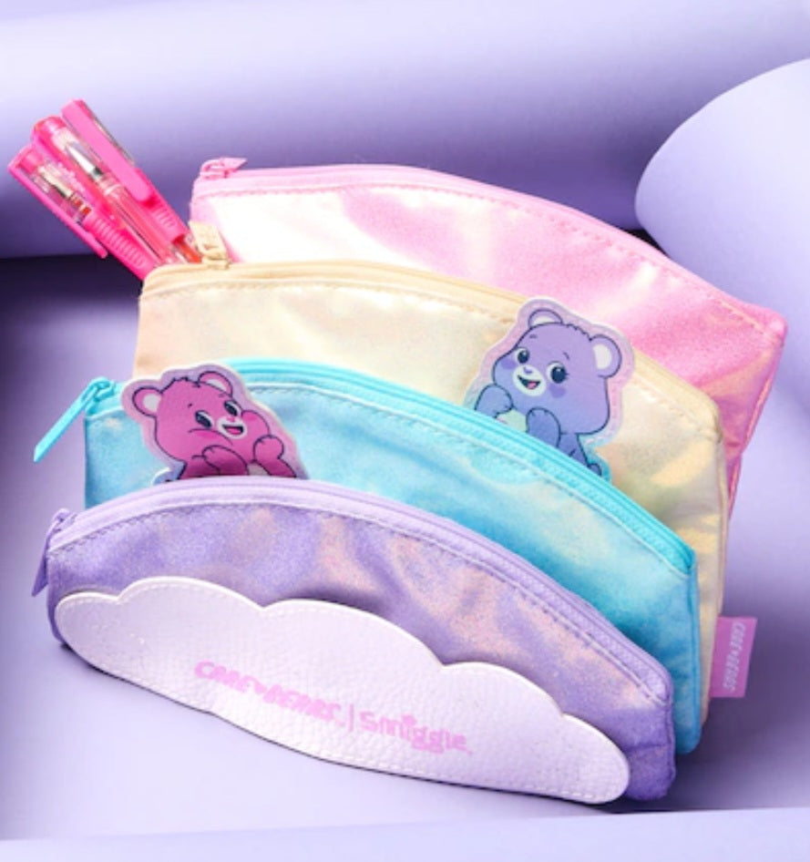 Smiggle Pencil Case Care Bear Multi Pocket