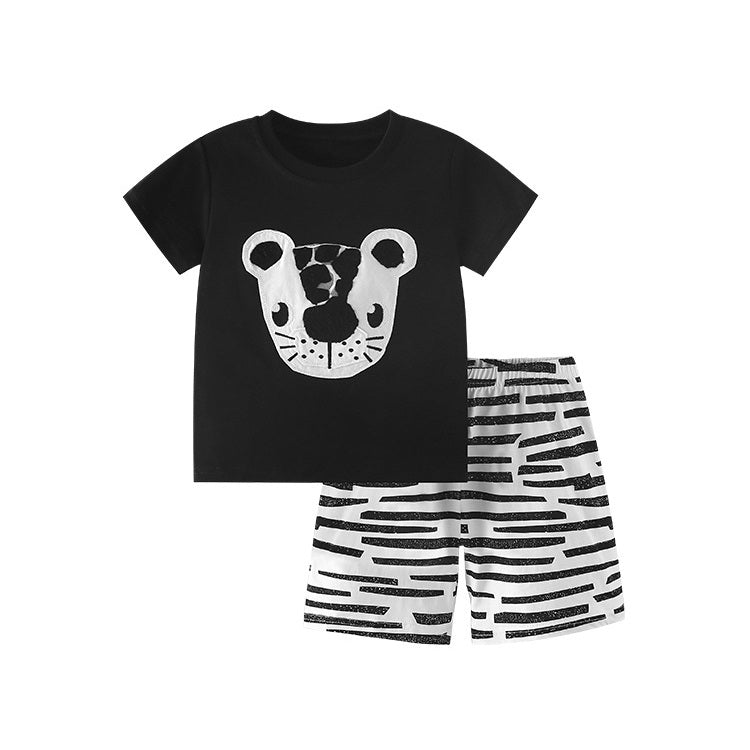 Boys’ Cotton Tiger Summer Set / 3–10Y