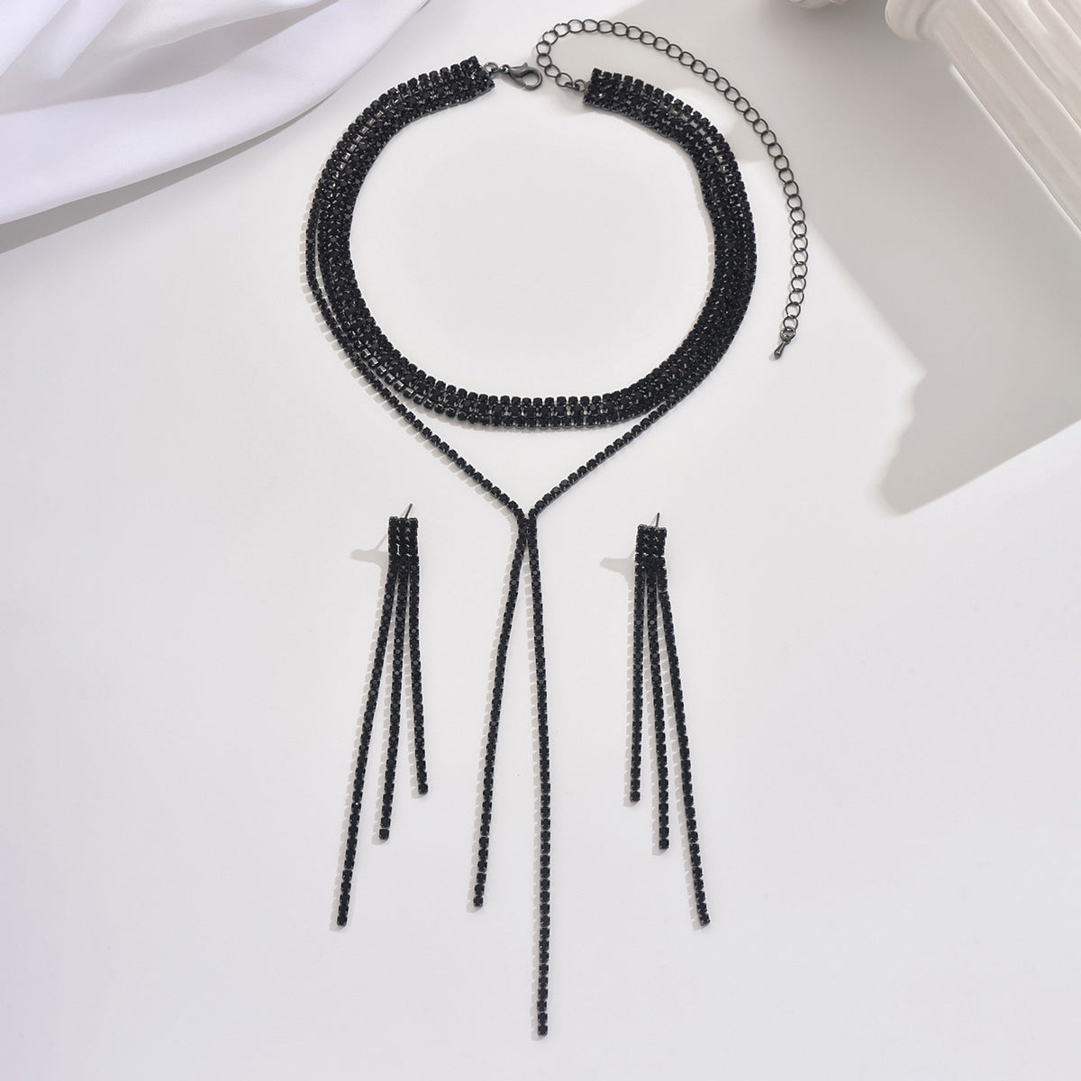 Black Accessories Classy Fashion Set 2 Pcs