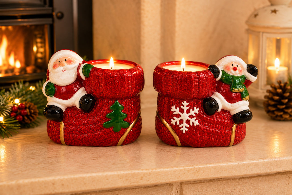 Christmas Socks Candle