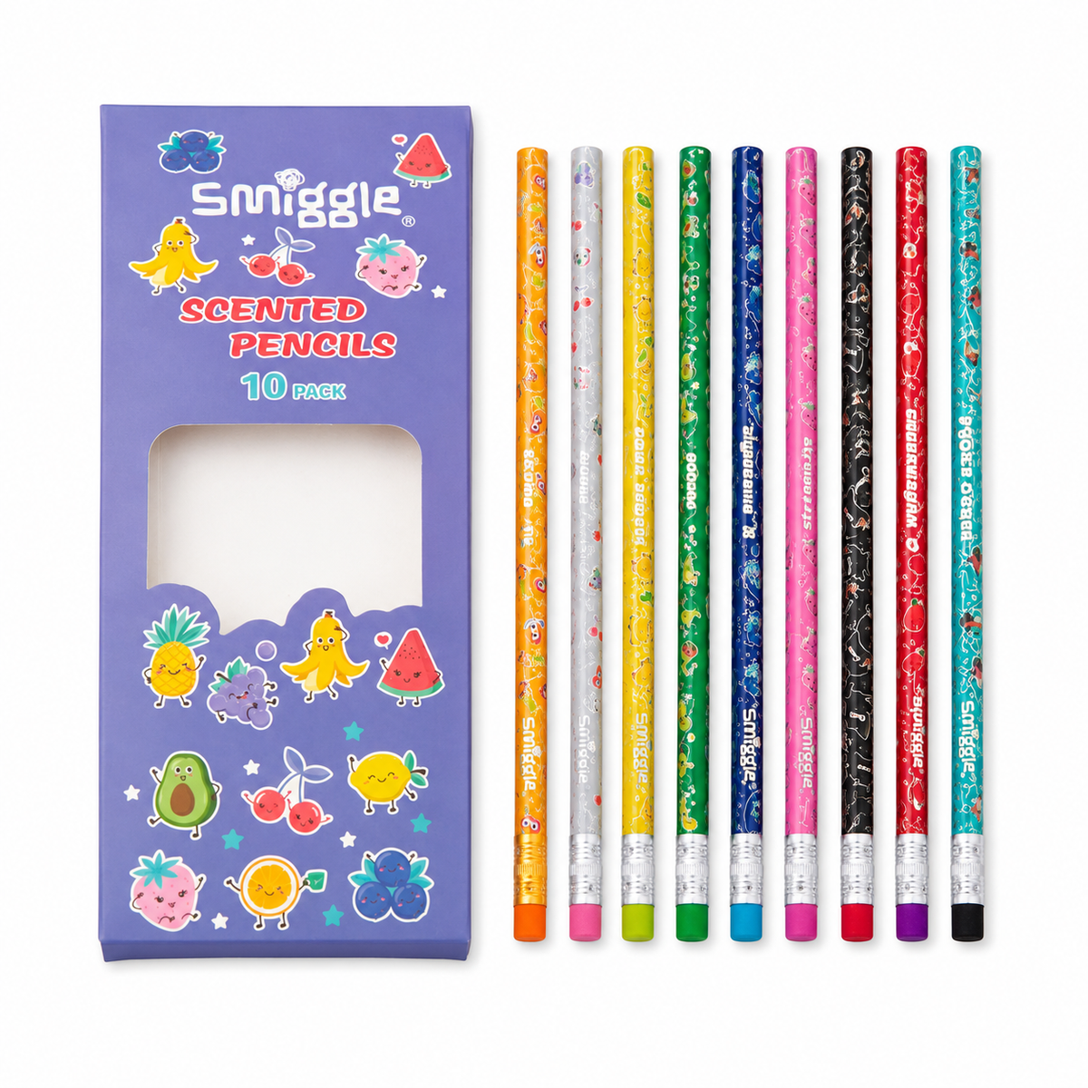 Smiggle Scented Pencils | 10 Pcs Pack