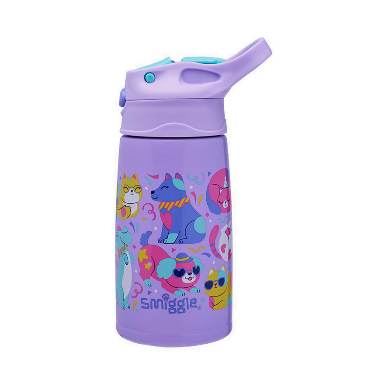🧊Smiggle Bottle Stainless Steel Flip | Kitties | 400ml