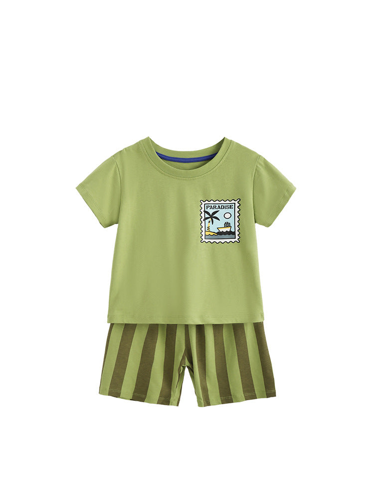 Boys’ Explore Florida Cotton Summer Set / 3–10Y