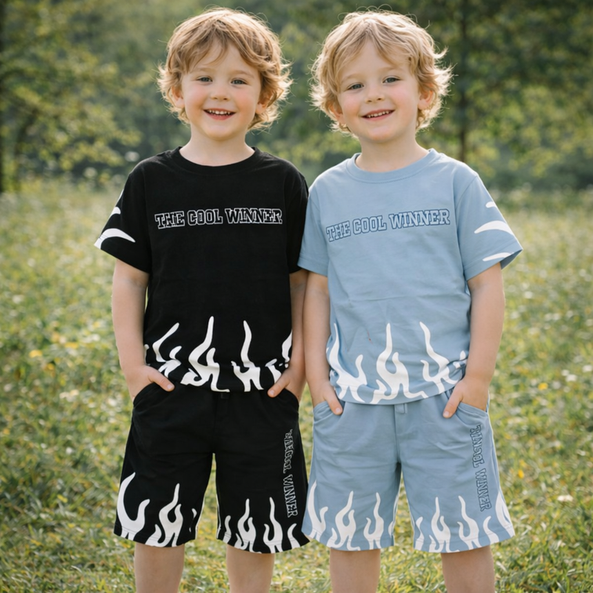 Boys’ Cool Winner Cotton Summer Set / 5–12Y