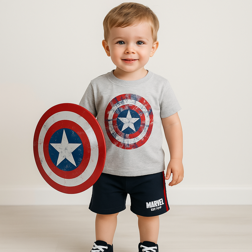 Boys’ Cotton Star Outfit / 3Y