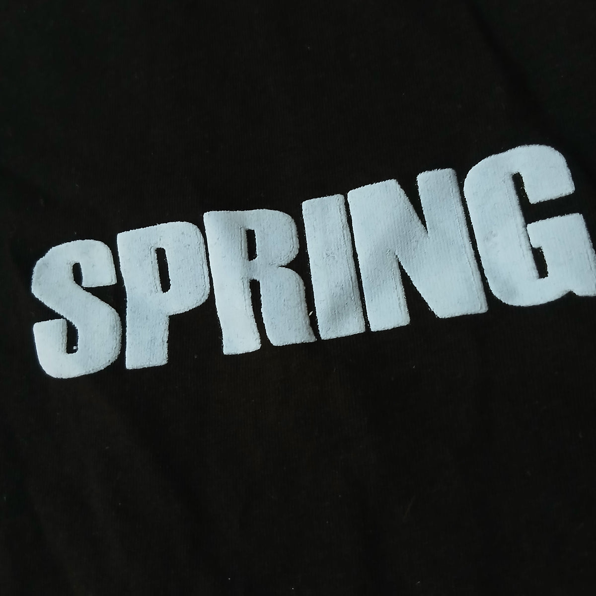 Black Spring Print T-Shirt | M