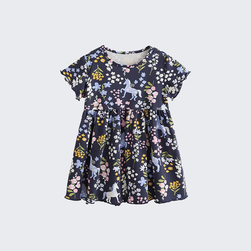 Girls’ Unicorn Summer Dress 3–12Y