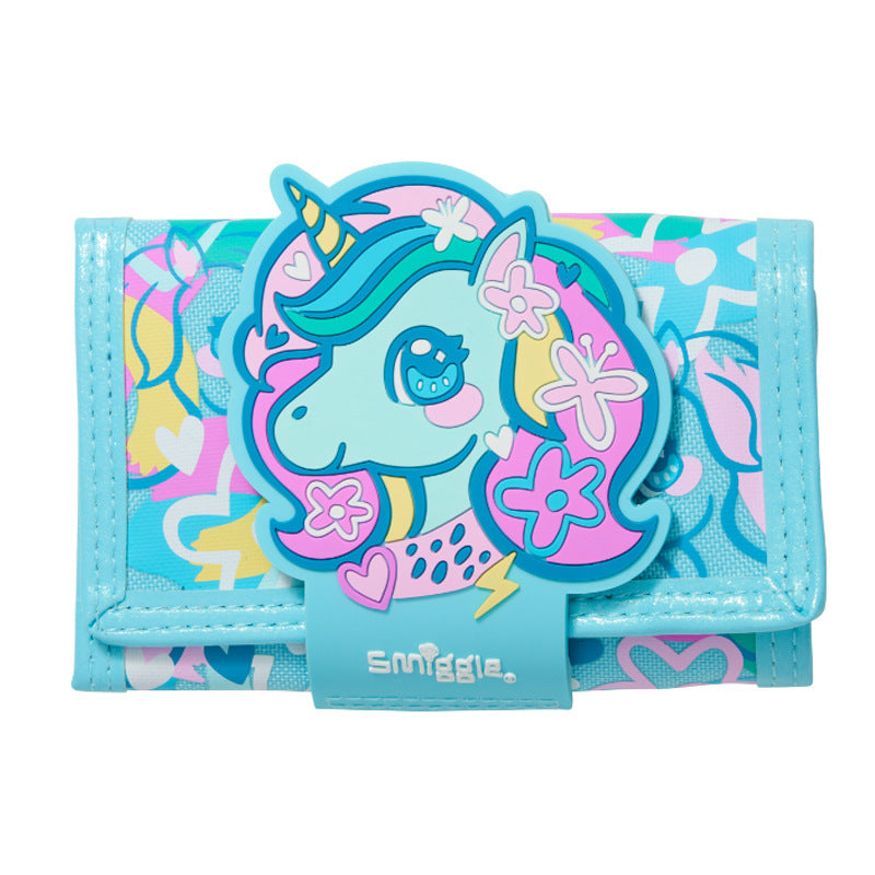 Smiggle Wallet | Light Blue Unicorn