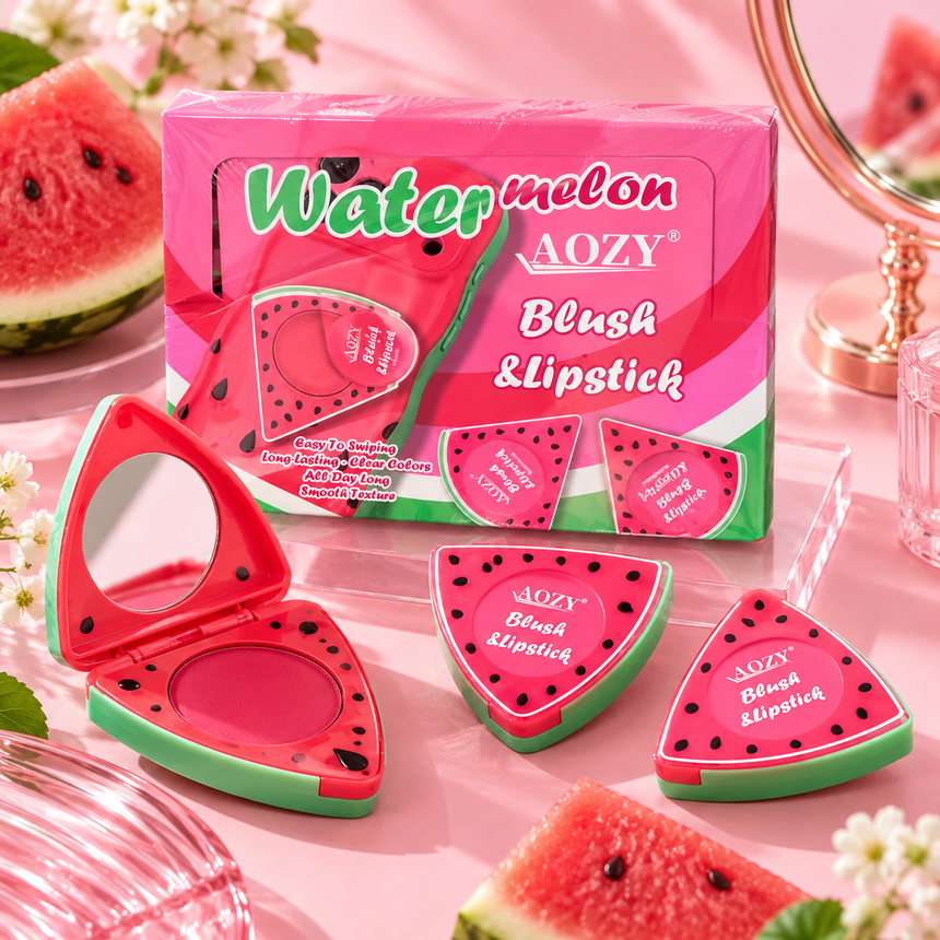 AOZY Watermelon Blush & Lipstick 2-In-1