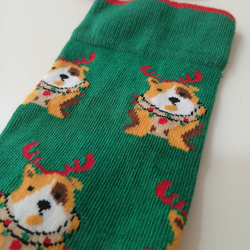 Cotton Christmas Long Socks | Size 35–39