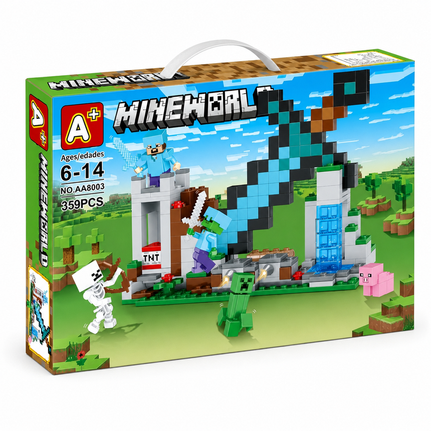 Minecraft Diamond Sword Adventure Building Blocks Set – 359 Pieces