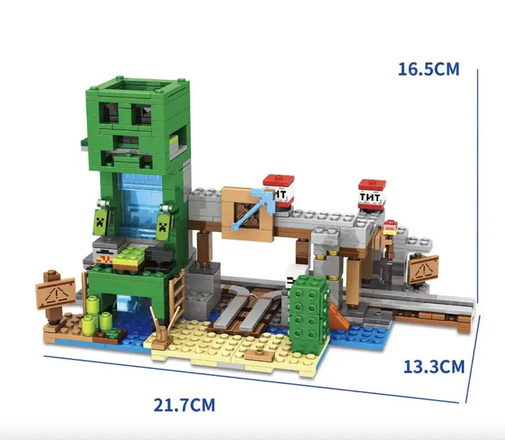 Minecraft Building Blocks Set - 643 Pieces - 6+