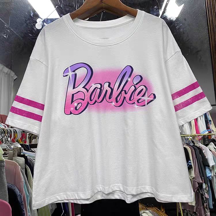 Barbie T-Shirt For Women Cotton Size XS-L