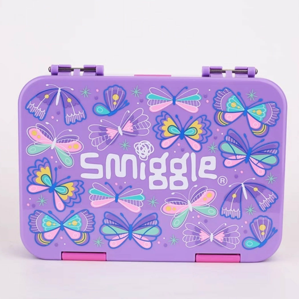 Smiggle Lunch Box - Butterfly | 21x15x4.5