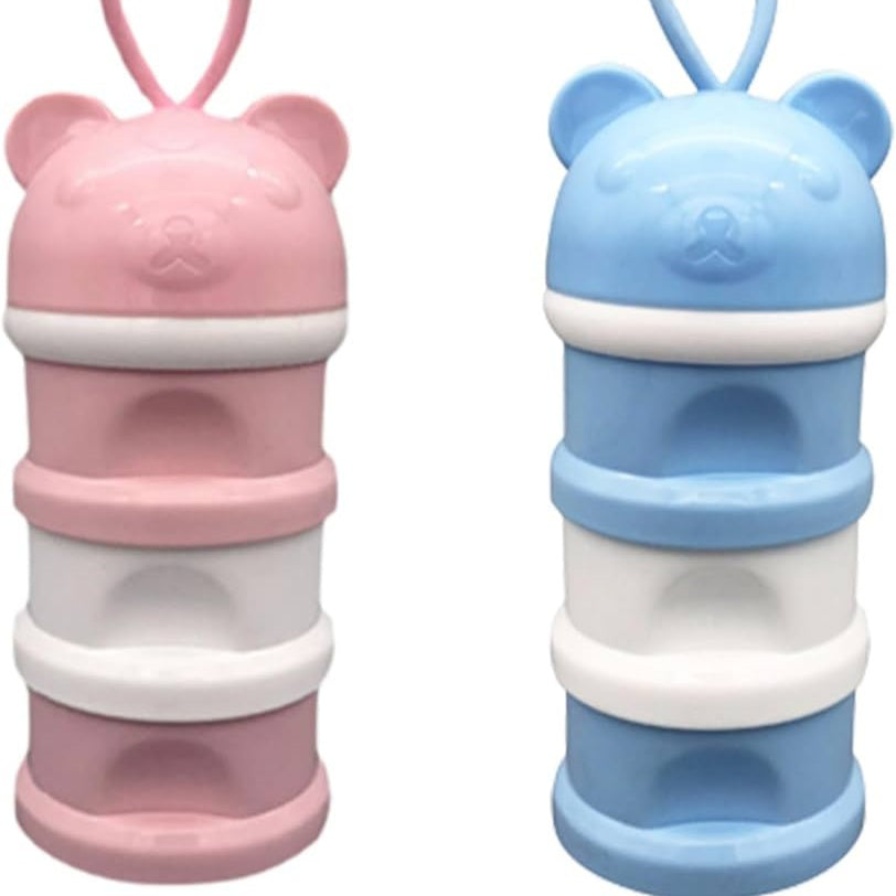 Woden Baby Milk Powder Container Storage Bottle
