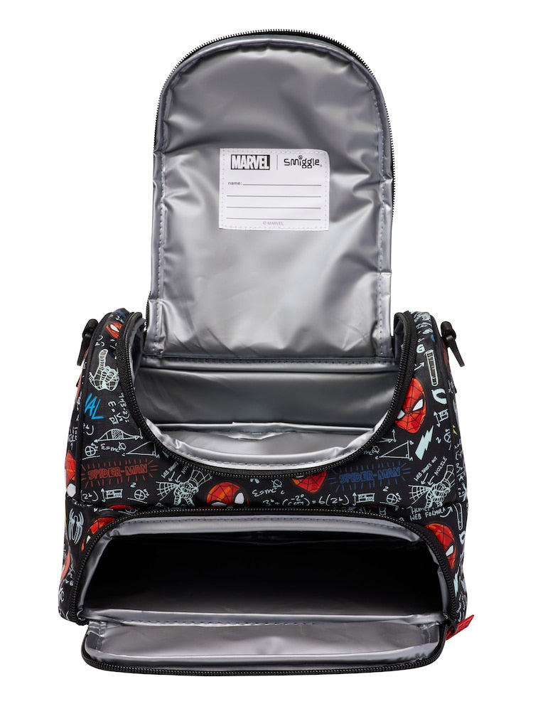 Smiggle Lunch Bag - Spider-Man | Shoulder Straps | 24.5×16.5×15cm