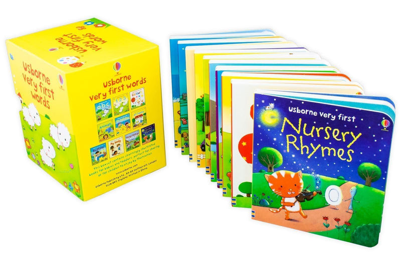 Usborne Very First Words Educational 10 Books Set 1+