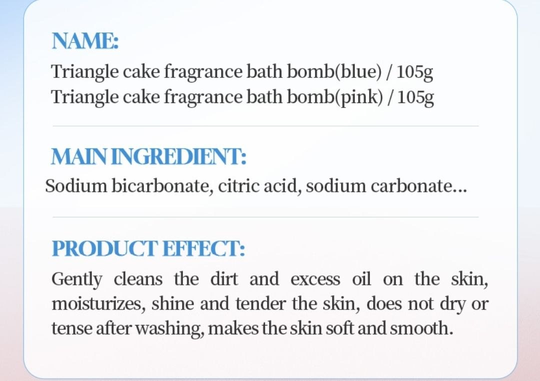 Cake Bath Bombs Gift Set
