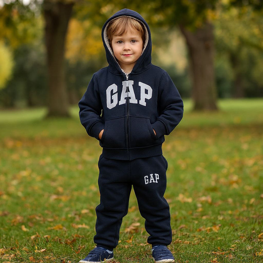 GAP Warm Black Boys Outfit Size 1-2y