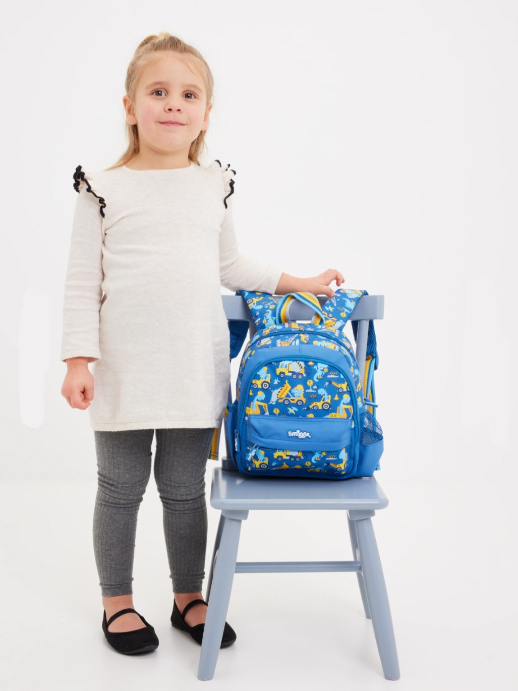 Smiggle Backpack Truck | Construction | Mini | 26cm