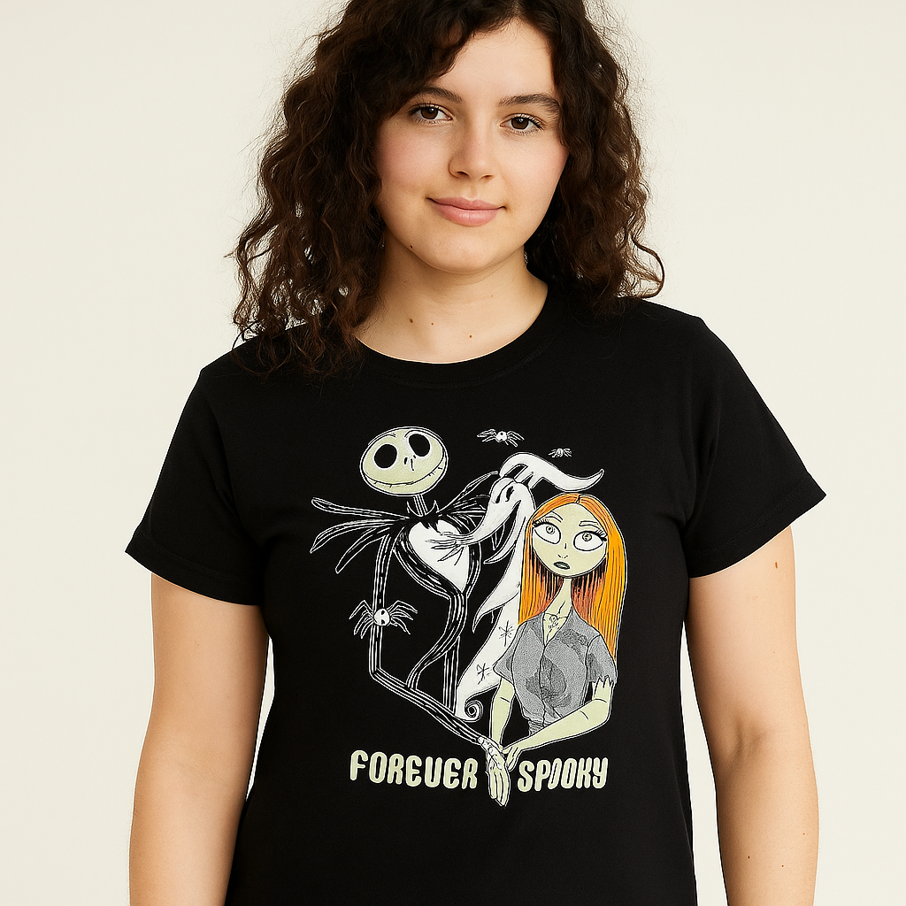 Disney Forever Spooky T-Shirt For Women Size M