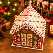 Christmas Wooden Gingerbread House Advent Calendar