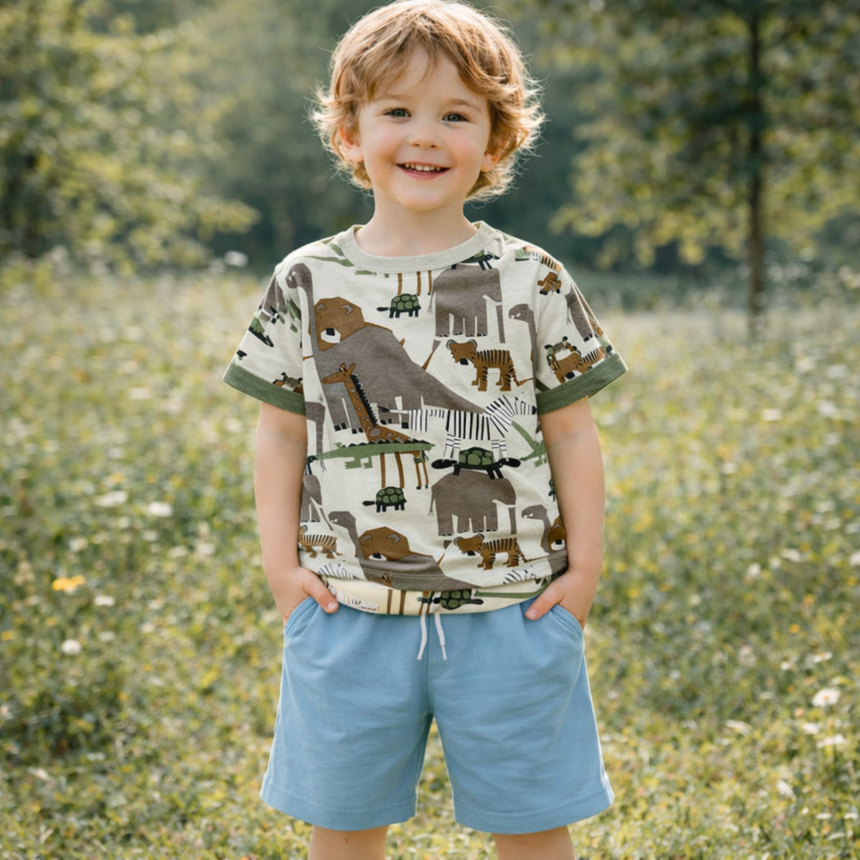 Boys’ Cotton Animal T-Shirt | 3Y