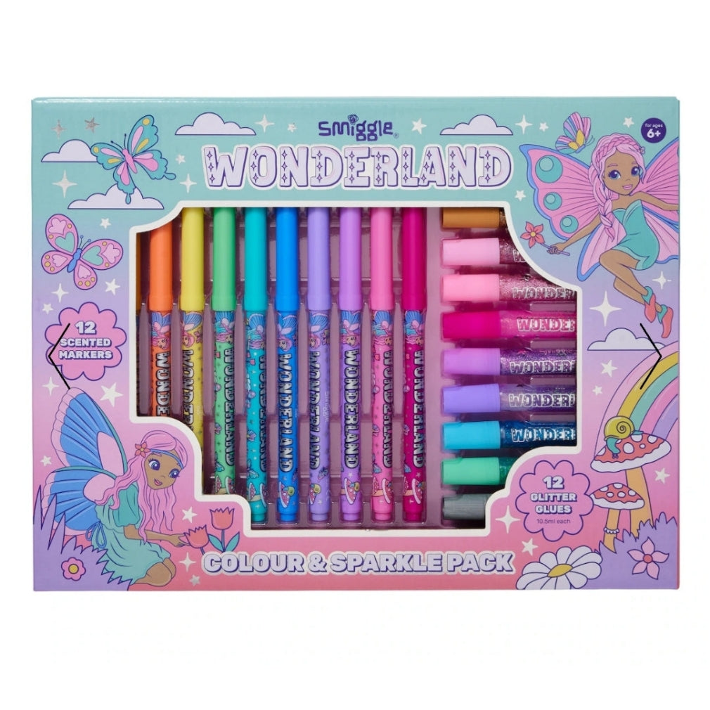 Smiggle Wonderland Colour And Sparkle Pack