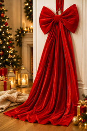 Christmas Big Velvet Bow 60x200cm