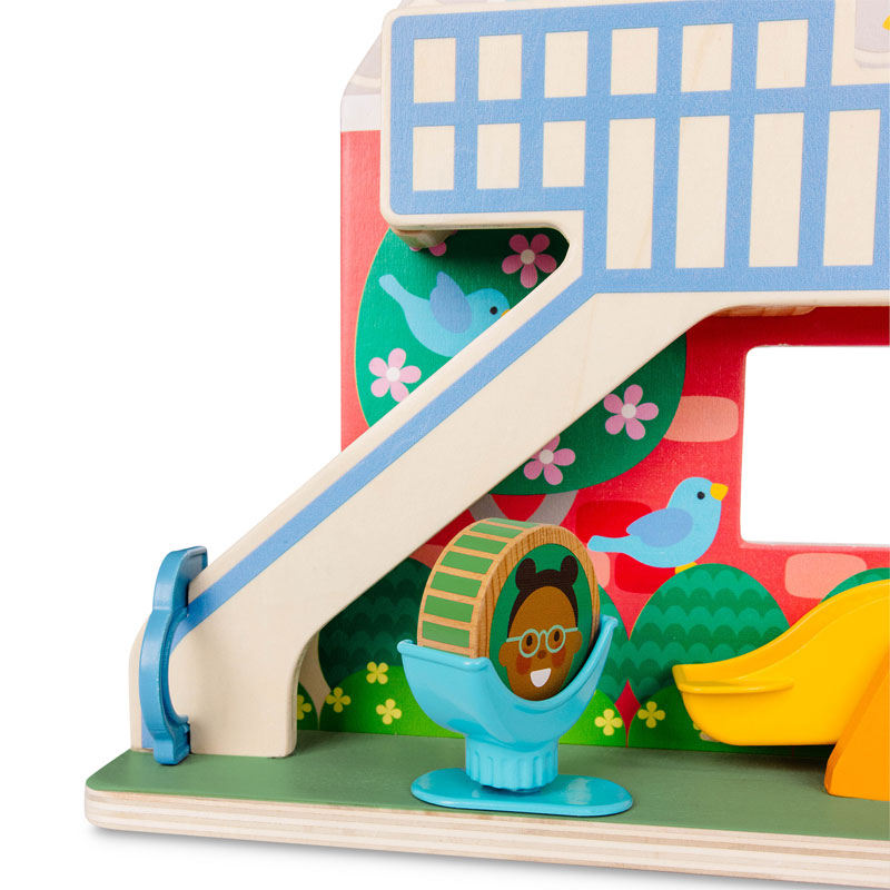 Melissa And Doug Go Tots Schoolyard Tumble Wood Toy