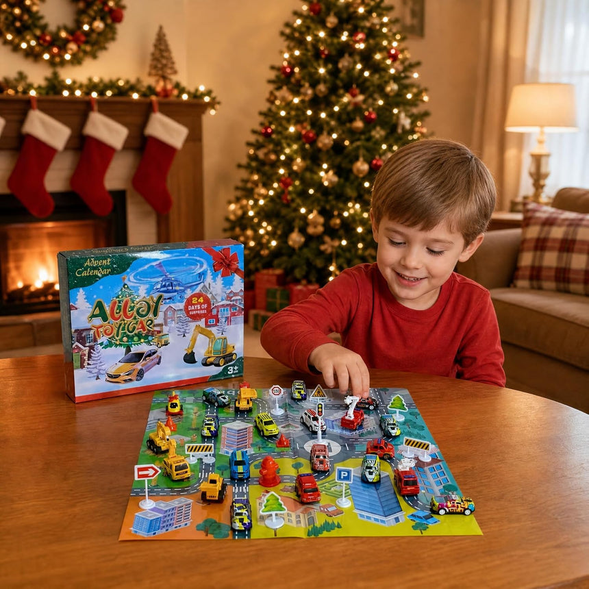 Toy Car Christmas Advent Calendar 24 Days