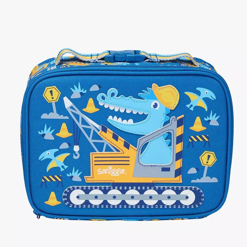 Smiggle Lunch Bag - Truck | Construction | 25.5×19.5×8cm