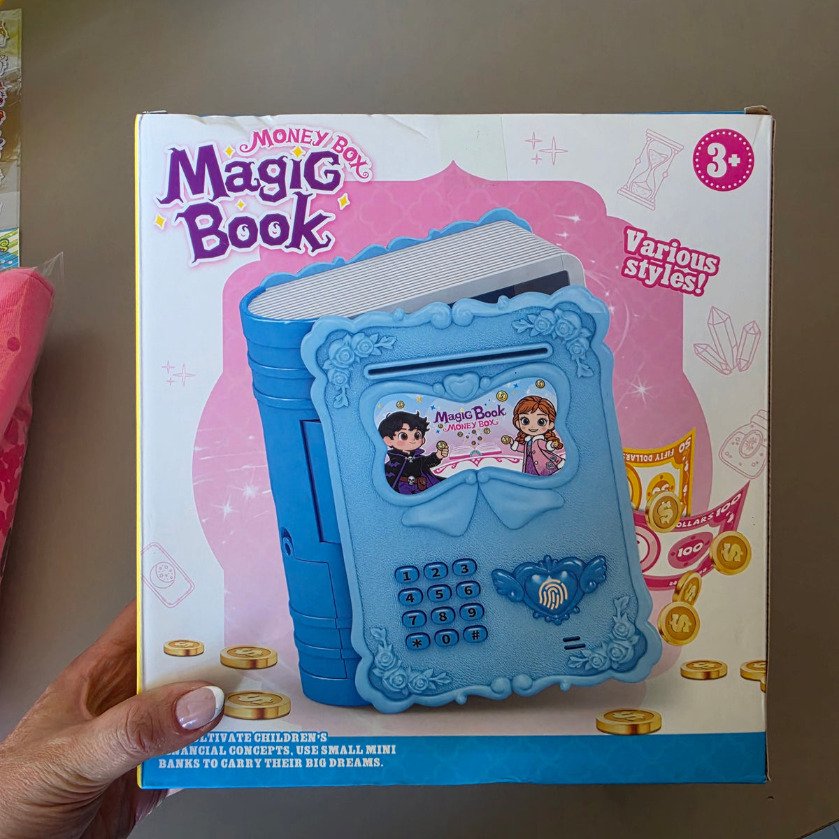 Magic Book Electronic Money Box Stitch Design