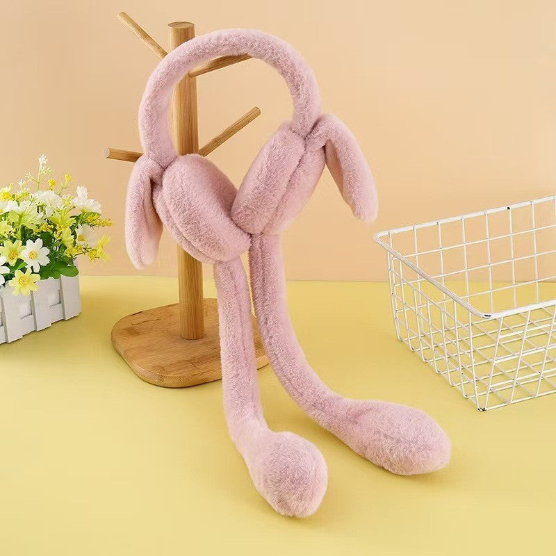 Cute Plush Bunny Ear Muffs