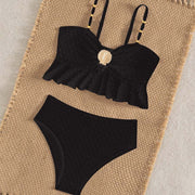 Elegant Shell Detail Swimsuit 2 pcs | Size 6-14y