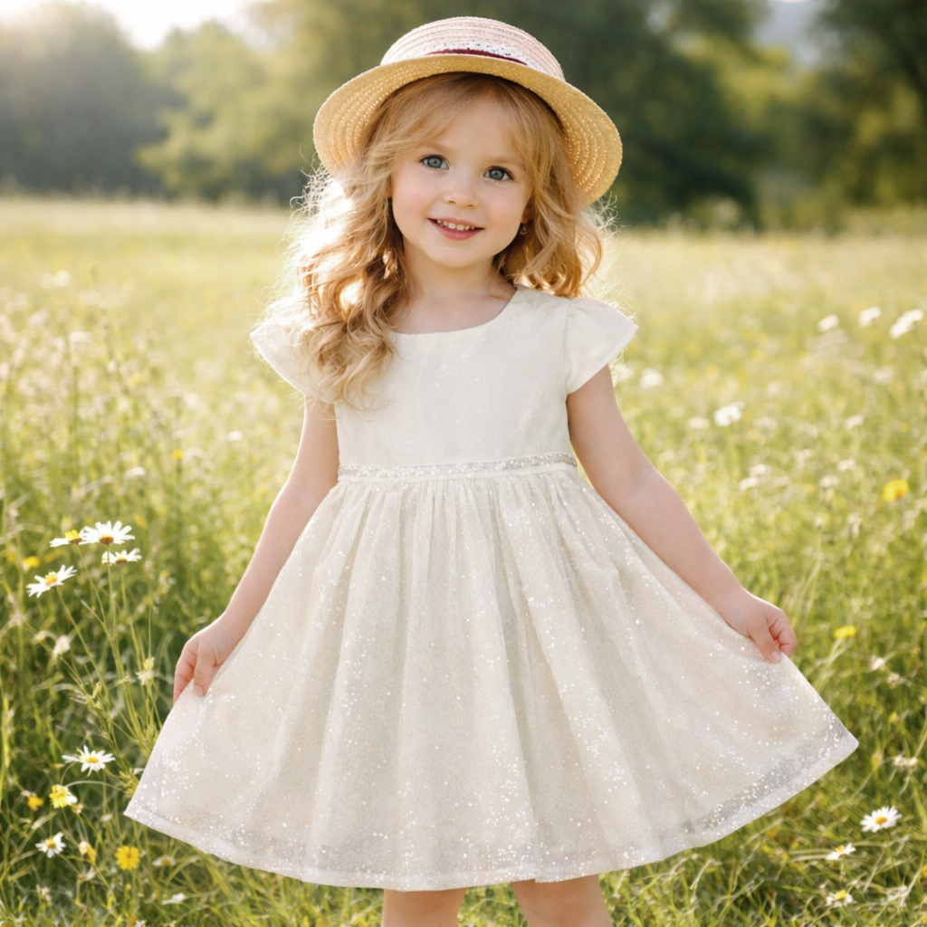 Girls’ White Dress | 2Y