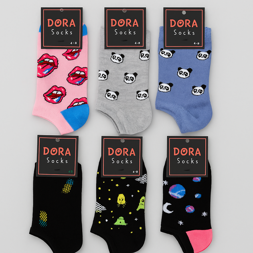 Cotton Short Socks | Size 40–45