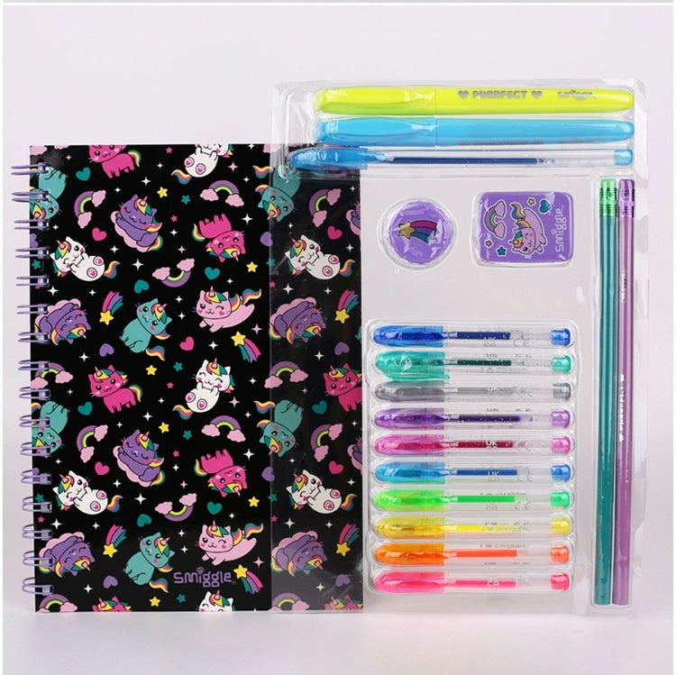 Smiggle Stationery Kit A5 Cat Unicorn