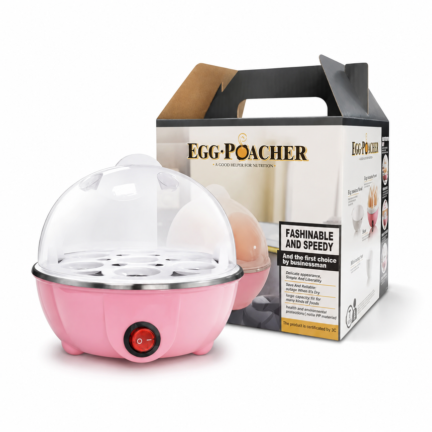 Electric Egg Cooker And Boiler With Steamer