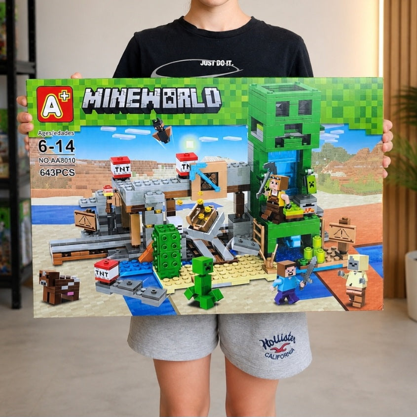Minecraft Building Blocks Set - 643 Pieces - 6+