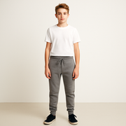 Grey Cotton Pants for Boys | 13–14Y