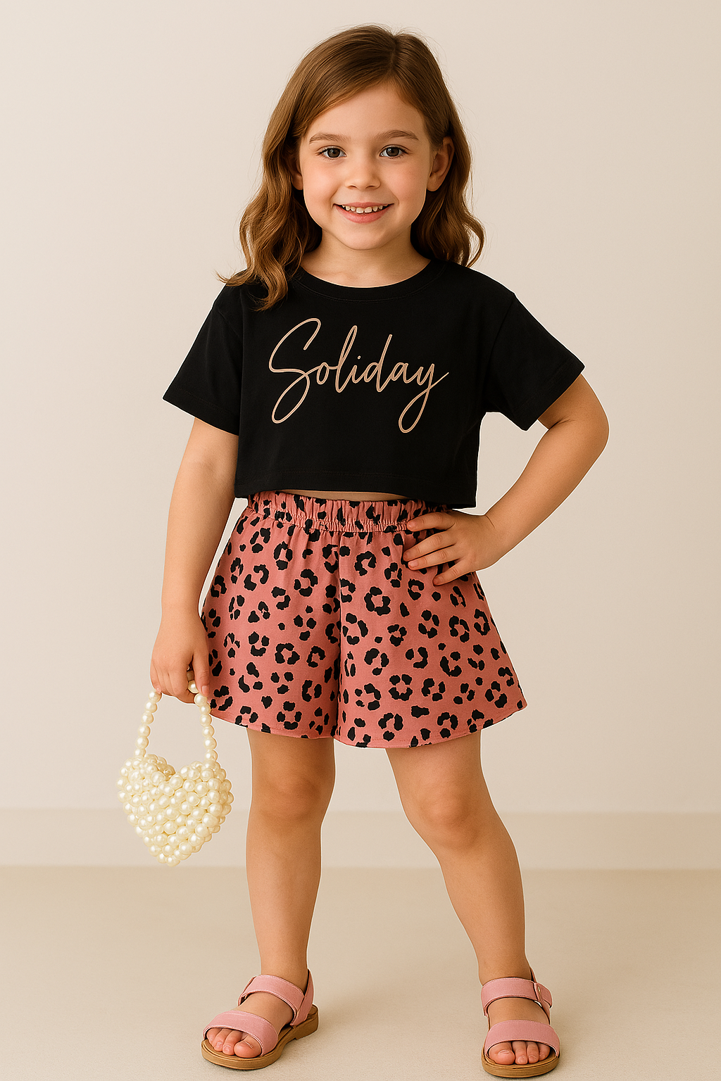 Girls’ Cotton Tiger Summer Set / 4–12Y