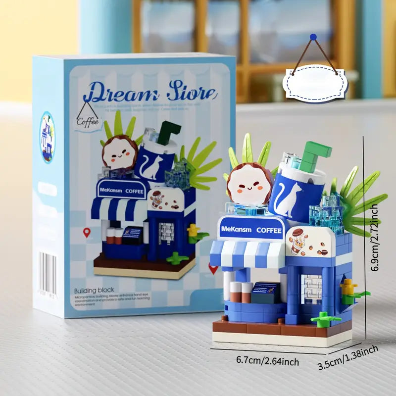 Mini Dream Store Building Blocks Set Collection - 8+
